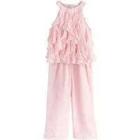 Baker by Ted Baker Jumpsuit Baker by Ted Baker Jumpsuit mit Mesh + weitem Bein (1-tlg)