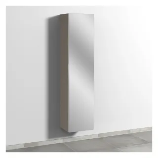 Sanipa 3way Hochschrank mit 1 Doppelspiegeltür, Kaschmir-Matt BP1531U
