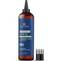 Botanic Hearth Haaröl ROSMARIN Haarwachstum & stärkende Pflege, 198ml, mit Biotin, Jojoba- & Rizinusöl, nährend & volumengebend