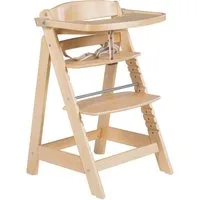 roba® Hochstuhl Treppenhochstuhl Sit Up Click & Fun, natur, aus Holz