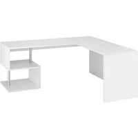 Home affaire Eckschreibtisch Esse, Schreibtisch im modernen Design, mit oder ohne Monitoraufsatz Breite 180/160 cm, "Made in Italy"