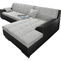 DOMO collection Ecksofa TREVISO viele Bezüge, auch in Cord, L-Form, 267x178 cm, mit Bettfunktion, inkl. Zierkissen, Unser Dauertiefpreis