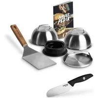BURNHARD® Burgerpresse Ultimatives Burger-Set 7 tlg. (6 St)