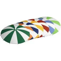 homeXpert Glas Glasabdeckung Trinkglas-Deckel Schirmchen, 0-tlg., Kunststoff, Ø 11,5 cm (Farbe zufällig, 4 Stück)
