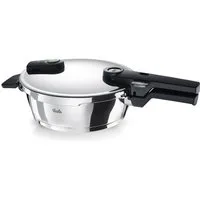 Fissler Schnellkochtopf Vitaquick®Elemental Dampfkochtopf Premium Drucktopf, Edelstahl 18/10 (1-tlg), Schnellbratpfane mit 2 Garstufen und Superthermic Boden