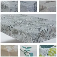 laro Tischdecke Wachstuchtischdecke Blatt Mix PVC Eckig
