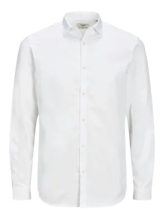 JACK&JONES - JPRBLACARDIFF SHIRT L/S NOOS PLS White