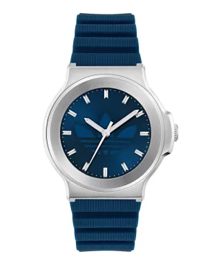 Adidas Originals Expression Drei Unisex Blaue Uhr AOFH25502
