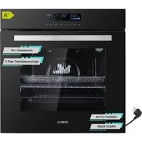 KB Elements Einbaubackofen 15 x Funktionen, Airfryer Funktion, Full Touch Display, AQUA CLEAN, mit 2-fach-Teleskopauszug, Air Fry, AQUA CLEAN,Full Touch,EEK A+