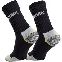 Reslad Arbeitssocken Reslad Arbeitssocken Männer WORK (6 x Paar) Extrem strapazierfähig (Spar-Set, 6-Paar, 6 Paar) Trekkingschuhe