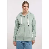 Elbsand Kapuzensweatjacke Kelina / Silt Green Melange