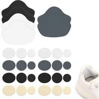 FELIXLEO Einlegesohlen Fersenpolster Selbstklebend Sneaker Reparatur Patch Ferse (48-tlg)