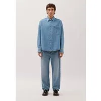 studio seidensticker Businesshemd Oversized 1/1 Kentkragen Denim