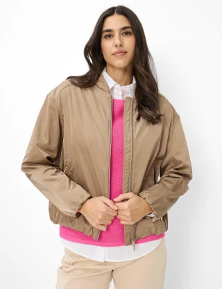 Brax Damen Blouson Style ROMA light mocha, hellbraun, Gr. 42