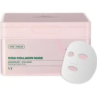 VT Cosmetics Gesichtsmaske Cica Collagen Mask 30 Stück – Tuchmasken mit 300Da Kollagen Hyaluronsäure & Centella Asiatica – feuchtigkeitsspendend, straffend, beruhigend – Gesichtsmaske für alle Hauttypen