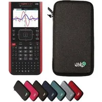 Texas Instruments Taschenrechner TI-Nspire CX II-T CAS inkl. WYNGS Schutztasche Dunkelgrau