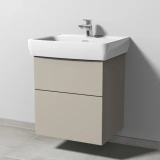 Sanipa 3way Waschtischunterbau zu Laufen Pro A Waschtisch mit 2 Auszügen, Kaschmir-Matt SP7561U