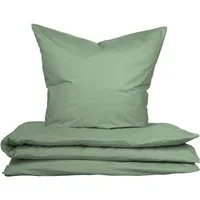 uncover by SCHIESSER Bettwäsche Soho aus weicher Baumwolle in gedeckten Uni-Farben, Renforcé, 2 teilig, Made in Green