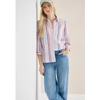 CECIL Hemdbluse 3/4-Arm-Bluse mit Mulitcolor-Streifen