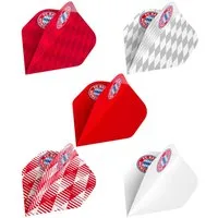 BULL'S Dart-Flights FC Bayern München I Dart Flights 15 Stück I Rot/Weiß