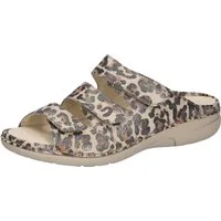 Waldläufer Gunna Pantolette, Keilabsatz, Sommerschuh, Schlappen in bequemer Schuhweite G