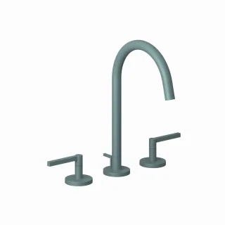 Kludi NOVA FONTE Waschtischarmatur PURISTIC Dreilochmontage Matt Teal Blue, 20143O315 20143O315