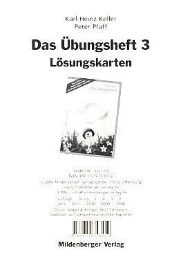 Das Mathebuch - Ausgabe für Baden-Württemberg /Berlin  /Brandenburg /Bremen /Mecklenburg-Vorpommern /Niedersachsen /Nordrhein-Westfalen: Das ... Lösungskarten zur Selbstkontrolle Neuausgabe