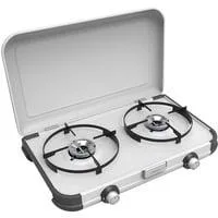 Camping Kitchen 2 DE, Gaskocher grau, für wiederbefüllbare Gasflaschen