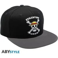 ABYstyle Schirmmütze ONE PIECE - Snapback Cap - Black & Grey - Skull