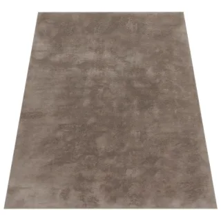 Paco Home Hochflorteppich, Taupe, Kunststoff, Rechteckig, 200x280 cm, strapazierfähig, für Fußbodenheizung geeignet, Teppiche & Böden, Teppiche, Hochflorteppiche & Shaggys