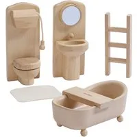 Plantoys Puppenhausmöbel PlanToys- Viktorianisches Badezimmer-Set 18,8x7,5x18,8 cm - 3y+, aus Holz