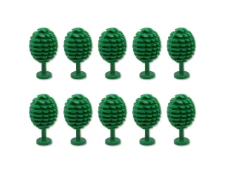 10x LEGO Obstbäume Laubbäume Bäume [80g 58x35x35cm] grün