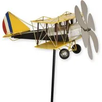 Aubaho Dekoobjekt Ein Windrad aus Blech Flugzeug Replikat Retro Design Dekoration