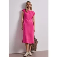 STREET ONE Shirtkleid überschnittene Schultern, mit Tunnelzug