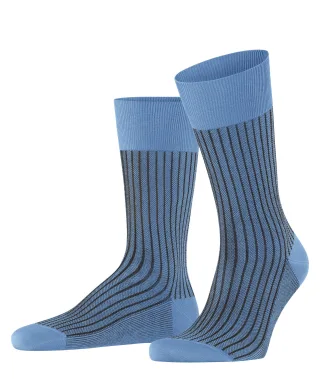 FALKE - FALKE Oxford Stripe Herren cornflower blue - Gr. - 45.5