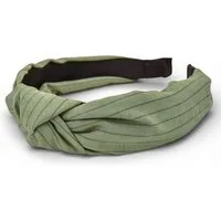 styleBREAKER Haarband, 1-tlg., Haarreif Gestreift mit Twist Knoten