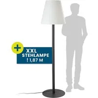 Hoberg Gartenleuchte Outdoor LED-Standleuchte dimmbar - 187 cm, Indoor und Outdoor, Dimmbar 3-Stufen, Wetterbeständig IP44