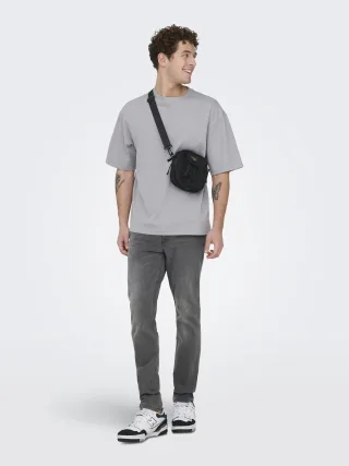 ONLY&SONS - ONSLOOM SLIM WASH BLK 0447 DIA DNM NOOS Black Denim - Gr. - 32