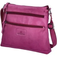 The Skandinavian Brand Umhängetasche The Skandinavian Brand Leder Umhängetasche Purple (1-tlg)