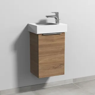 Sanipa 3way Waschtischunterbau zu Geberit iCon Waschtisch mit 1 Tür, Eiche-Kansas UM65859