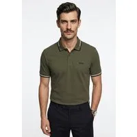 BOSS GREEN Poloshirt Paul Stretch-Baumwoll-Pique mit Polokragen