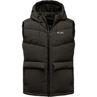 Amaci&Sons Steppweste LOWELL Winterweste Herren Outdoor Winter Weste Jacke mit Kapuze