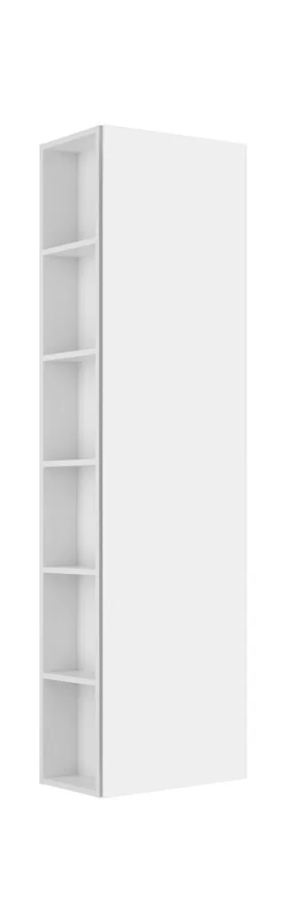 Keuco Hochschrank X-Line 33131, Regal links anthrazit/Glas anthrazit, 480x1750x300mm, 33131110002 33131110002