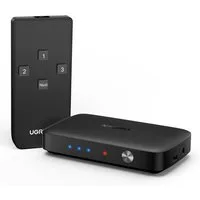 UGREEN HDMI-Splitter Switch Splitter HDMI Splitter - 3x HDMI 4K 30Hz Konverter UHD schwarz