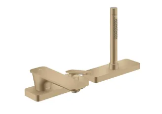 Hansgrohe 3-Loch Wannenmischer sBox Axor Citterio C brushed bronze , 49430140 49430140