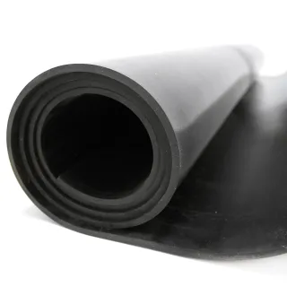 EPDM Gummiplatten Industriegummi | Größe: 1.4 m x 10 m x 1.5 mm
