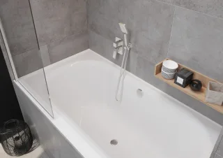 Neuesbad Serie 100 Badewannenaufsatz, 80X140CM NB1DEKGA_072P1