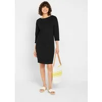 bonprix Sweatkleid für den Alltag, aus Baumwolle, mit lockerer Passform, knielang
