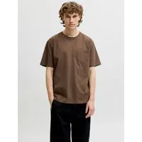 Jack & Jones Kurzarmshirt JJEDOVER SLUB TEE SS NOOS Baumwollmischung, relaxed fit