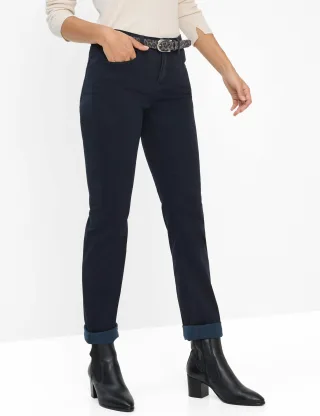 Brax Damen Five-Pocket-Hose Style MARY NAVY, dunkelblau, Gr. 38L